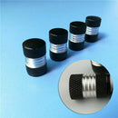 4x Black Car Tire Tyre Rim Wheel Air Valve Stem Dust Cap Cover Trim Accessories~