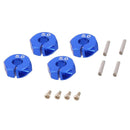 8x Wheel Hex Nut 12mm Drive Hub Upgrade Part for 1/10 RC Car RC4WD D90 Blue