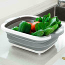 Multifunction Collapsible Cutting Board Drain Basket Basin Q8I2 2019 T D8F6