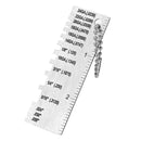 Wire/Metal Sheet Thickness Gauge Welding Gage Weld Size Inspection Tool