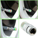 4 Pcs Car Auto Tire Monitor Valve Dust Cap Pressure Indicator Sensor Eye