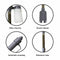 520L/H Electric Siphon Vacuum Cleaner Water Filter Pump Aquarium Fish Tank Tool