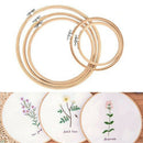 5pcs/set Embroidery Hoops Circle Cross Stitch Bamboo Ring Sewing Frame Art Craft