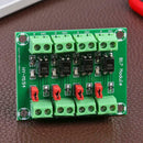 PC817 4 Channel Optocoupler Isolated Board Voltage Converter Adapter Module