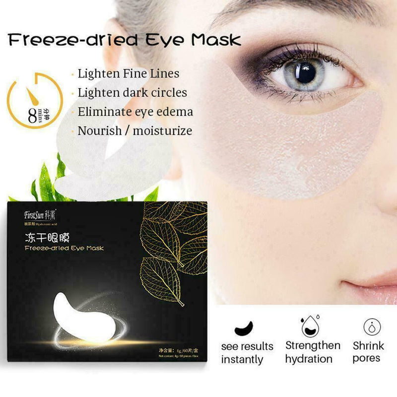 60Pcs/set Hydrogel Eye Patch Firming Eye Collagen Delicate Eye Gel Pad C1W0