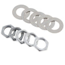 Pack of 5 Electric Guitar Output Input Jack Nuts Washers Gaskets  8mm