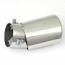 Car Universal Round Stainless Steel Chrome Exhaust Tail Muffler Tip Pipe j PEJ
