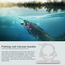 Fishing Rod Buckle Self-adhesive White Clip Lock Wall Mounted Paste Bracket