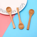 Wooden Round Bamboo Spoon Soup Tea Coffee Salt Spoon Jam Scoop DIY Kitchen To Kw