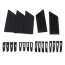 8Pcs Plastic Sleeve Cuff Tab Sewing Hook Loop Tape Clothing Accessories 07
