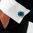 Fashion Men's Cufflinks Power Button Gem Shirt Cufflinks Cuff Links Mens DreL3S7