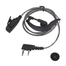 2 Pin K Type Earpiece Headset with PTT MIC for BAOFENG Walkie-talkie