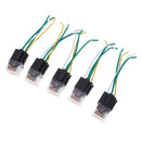 5x 60A LED Relay 12V 4Pin Socket w Wire Normal Open Waterproof Car Truck Van