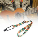 Ethnic Pattern Guitar Accessories Hawaii Belt Ukulele Strap With Hook Portable