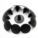 10 Black Arch Lining Splash Guard Trim Clips Mud for Renault Clio Scenic Megane