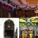 Christmas Artificial Garland Wreath 2.7M Hanging Ornament Rattan Green Xmas