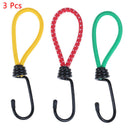 3 Pcs Tent Hook Sturdy Elastic Rope Buckle for Camping Biking Traveling BoatinME