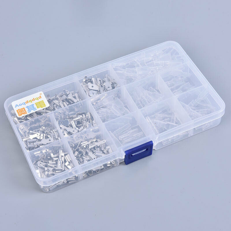 315PCS 2.8/4.8/6.3mm Insulated Crimp Terminals Seal Electrical Assortment KSEAU