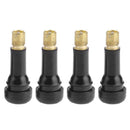 4pcs TR438 Snap-in Rubber Tubeless Tire Car Wheel Tyre Valves with Dust Cap A
