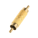 Single RCA Phono Coupler Adapter Connector Male to Male M/M Plug Audio