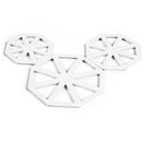 e-Flag Cake Cutter 3PCS Easy Bunting Cutters Cake Side Baking Pastry Sugarc Y3K4