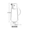 1 pcs Automatic Opening and Closing Glass Oil Leak Proof with Cover 650ml