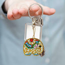 5pcs DIY Full Drill Special Shaped Diamond Painting Elephant Keychain Gift