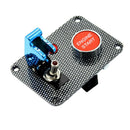 12V-24V Car Boat Engine Start Push Button Blue Cover Toggle Switch Panel