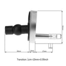 Replacement Toilet Seat Hinge Fitting Screw Repair Tool Anchoring Setscrew Pin