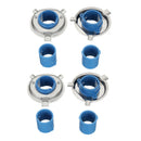 4pcs H4 LED Halogen Bulb Holder Socket Retainer Adapter Conversion Kit Durable
