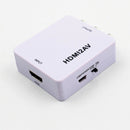 Composite AV CVBS 3RCA to HDMI Video Adapter Converter Up Scaler 720P 108 ZZI