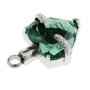 Crytsal Cremation Jewelry Heart Pendant Keepsake Memorial Urn for Ash Holder