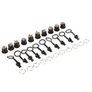 10Pcs DC-022 5.5-2.1 / 5.5 x 2.1mm DC Power Socket DC Connector Mounting