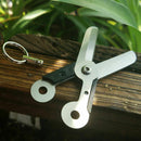Stainless Steel Outdoor Survival EDC Useful Mini Scissor C Tools Pocket Key B5H1