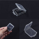 10x Transparent Standard CF Memory Card Case Holder Box Storage Plastic WGBX
