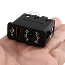 Car USB AUX In Plug Auxiliary Input Socket Adapter for BMW E81 E87 E90 F10