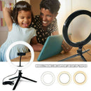 10in LED Ring Light Lamp Selfie Camera Phone Studio Dimmable Tripod Stand New