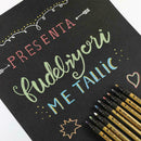 10Color Metallic Paint Markers Pens Medium Point Metal Art Marker Set Perma H8L3