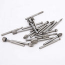 20pcs Burr Bit Grinder HSS For Routing Wood Rotary Milling File Cutter