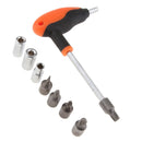 Non-Slip Handle Bar Socket Set Repair Tools for  Motorcycle T Handle Socket