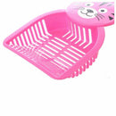 Rose Red Cat Pattern Plastic Pet Dog Cats Litter Scoop