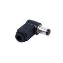 10x 2.1mm x 5.5mm Male Plug Right Angle L Jack DC Power Connector