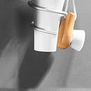 Hair Dryer and Straightener Holder Wall Mounted Metal Bracket with Cable Tidy