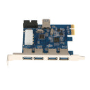 PCI-E to 4 Port USB3.0 HUB PCI Express Expansion Card Adapter 5 Gbps Speed