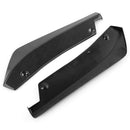 1 Pair Universal Carbon Fiber Look Car Rear Bumper Lip Spoiler Diffuser Splitter