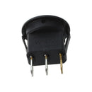 4 Mini Round Yellow LED Rocker Indicator Switch 3 Pin On-Off 12V DC H9Q3