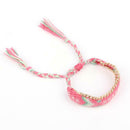 Ethnic Hippy Unisex Colorful Wrap Woven Rope String Handmade Bracelet Gift