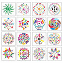 19PCS Mandala Dotting Tools Set Pen Mandala Stencil Ball Stylus Paint TrayJ Kw