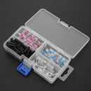 100pcs Waterproof Intermediate Terminal+Heat Shrink Casing Sleeve Connector