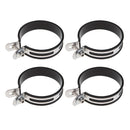 4x Motorcycles Scooter Exhaust Pipe Muffler Holder Clamp Fits 100mm Diameter